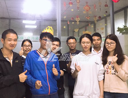 音樂起，漓源環(huán)保員工過生日啦